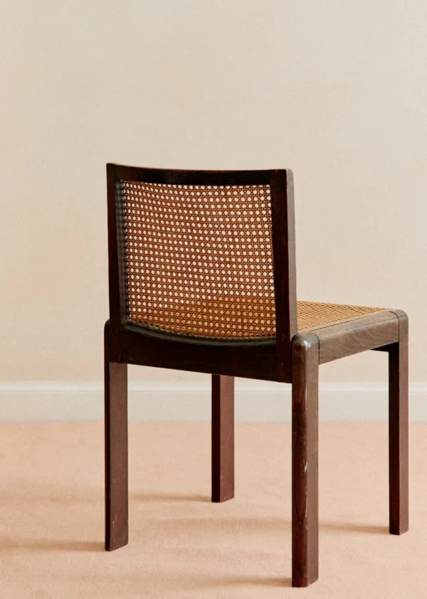 Chaise En Cannage Vintage