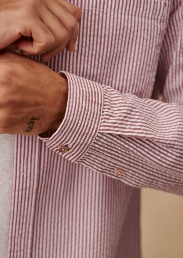 Chemise Charlie Seersucker