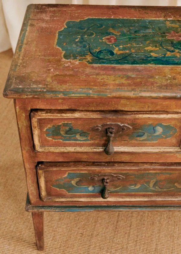 Commode Italienne Décorée Vintage