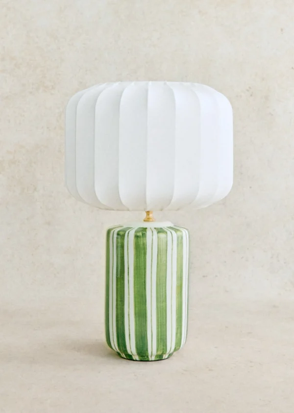 Lampe Mezzo - Rayé Vert