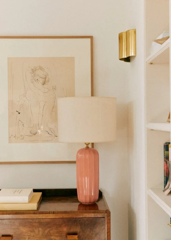 Lampe Traviata Grand Modèle - Rose Amalfi