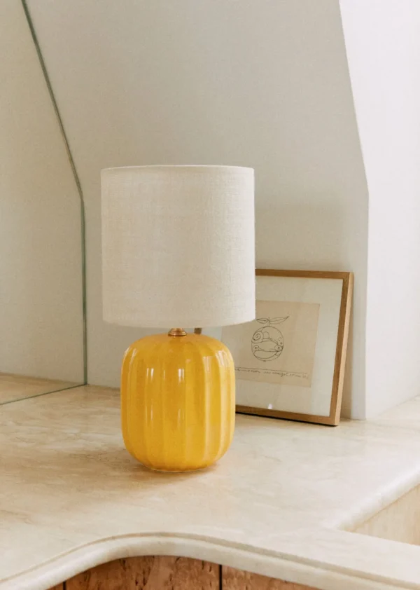 Lampe Traviata Petit Modèle - Jaune Citron