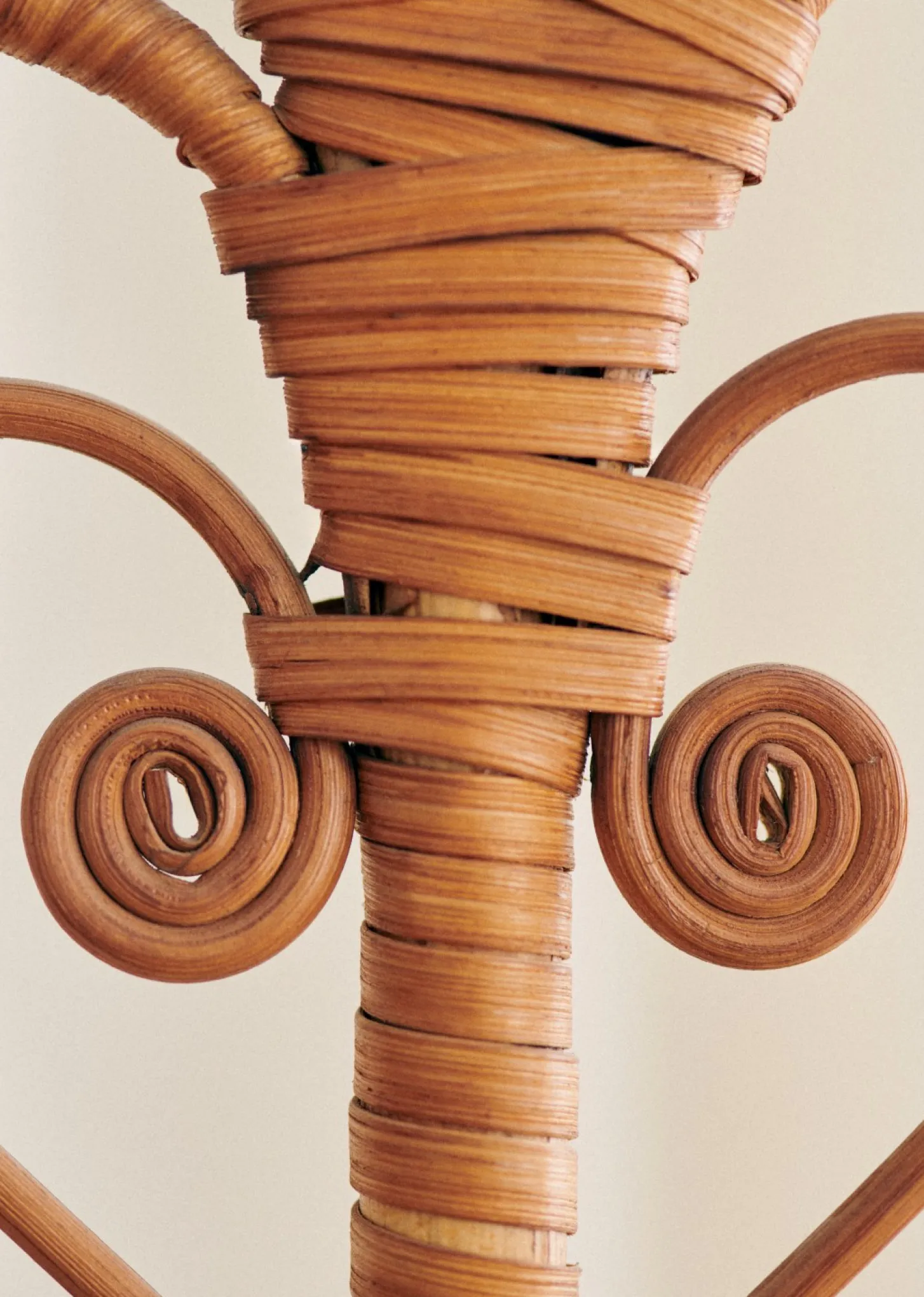 Paravent En Rotin Vintage